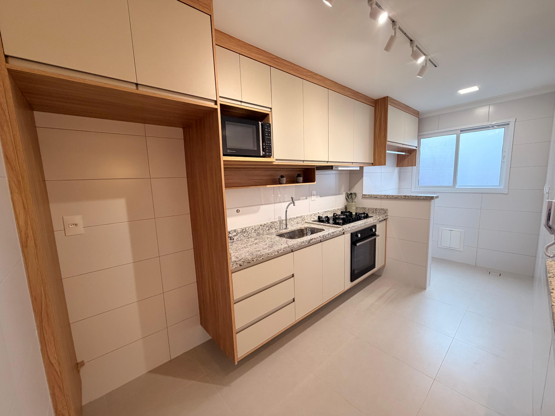 Cozinha do apartamento decorado